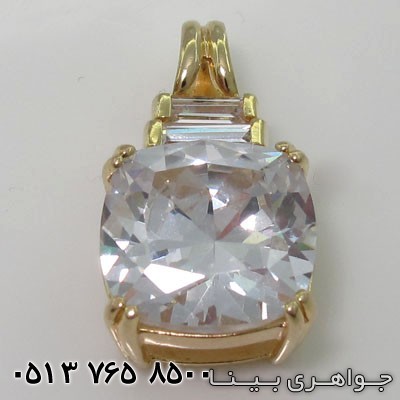 گردنبند کوارتز مربع