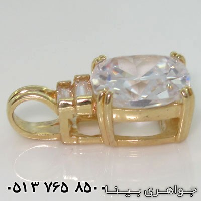 گردنبند کوارتز مربع