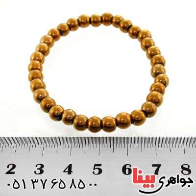 دستبند حدید با روکش طلایی _کد:12608