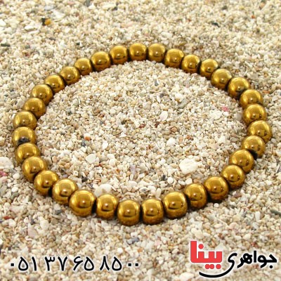 دستبند حدید با روکش طلایی _کد:12608
