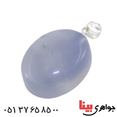 گردنبند عقیق یمنی کبود عالی سنگ درمانی _کد:12774