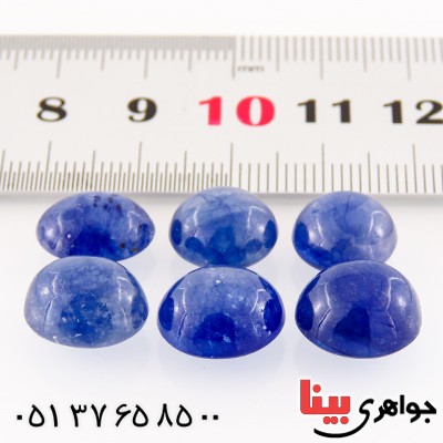 نگین انگشتر یاقوت کبود دامله ناب _کد:12777