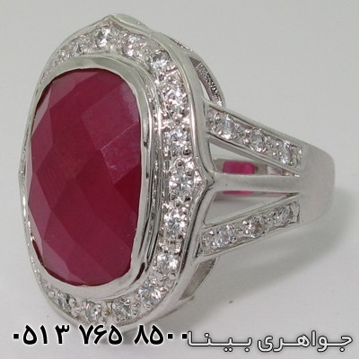 انگشتر یاقوت سرخ طرح سلطان