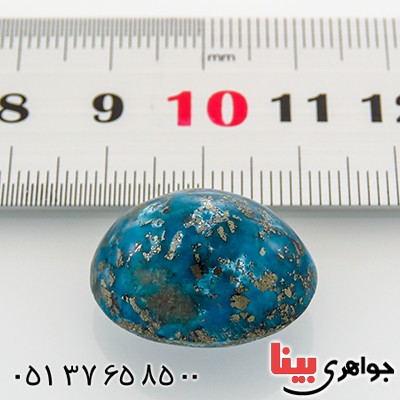 نگین انگشتر فیروزه نیشابوری شجری سنگین خوش نقش _کد:12830