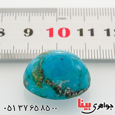 نگین انگشتر فیروزه نیشابوری شجری خوشرنگ و خوش نقش _کد:12832