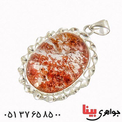 گردنبند در منظره ای طرح طبیعت پاییزی _کد:12836