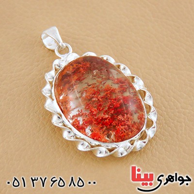 گردنبند در منظره ای طرح طبیعت پاییزی _کد:12836