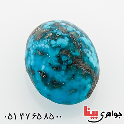 نگین انگشتر فیروزه نیشابوری شجری خوش نقش _کد:12849