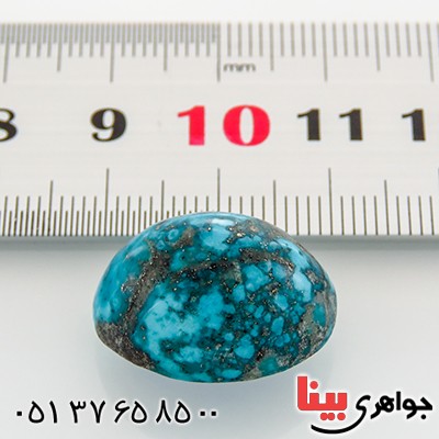 نگین انگشتر فیروزه نیشابوری شجری خوش نقش _کد:12849