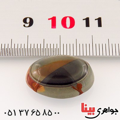 نگین انگشتر عقیق یمنی باباقوری خوش نقش و رنگ _کد:12859