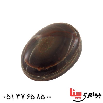 نگین انگشتر عقیق یمنی باباقوری سه پوسته خوش نقش _کد:12869