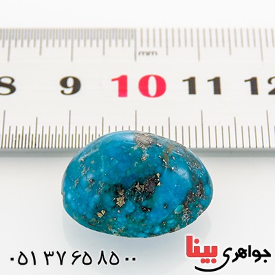 نگین انگشتر فیروزه نیشابوری بیضی خوش نقش _کد:12908