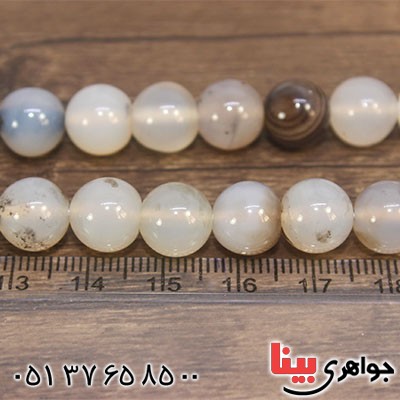 تسبیح عقیق شجری 33 دانه ای درشت و سنگین _کد:12910