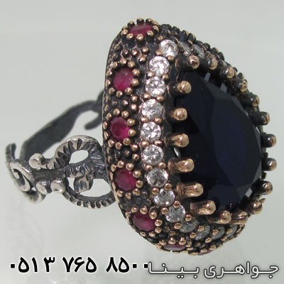 انگشتر چند جواهر خرم سلطان دور یاقوت
