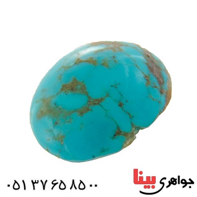 نگین انگشتر فیروزه نیشابوری شجری خوش نقش _کد:12921