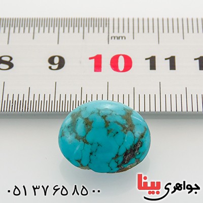 نگین انگشتر فیروزه نیشابوری شجری خوش نقش _کد:12921