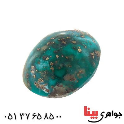 نگین انگشتر فیروزه نیشابوری شجری خوش نقش _کد:12933