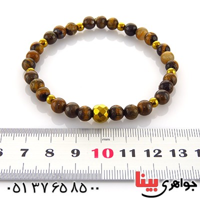 دستبند چشم ببر تراش گرد _کد:12946