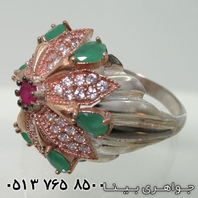 انگشتر چند جواهر پر نقش ماهاراجه