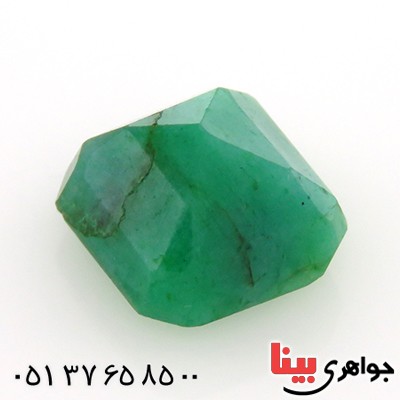 نگین انگشتر زمرد مربعی خوشرنگ _کد:12958
