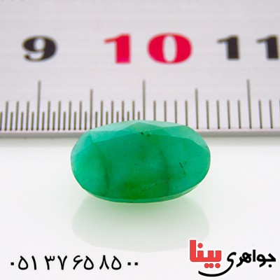 نگین انگشتر زمرد خوش تراش و چشمگیر _کد:12963