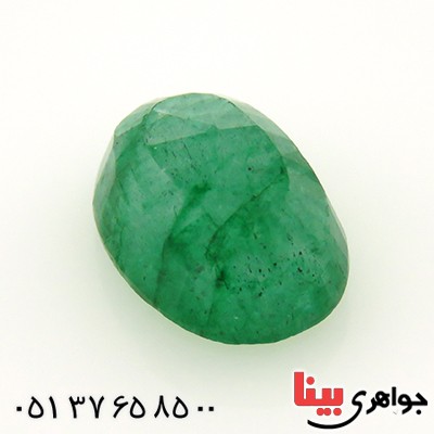 نگین انگشتر زمرد بیضی زیبا _کد:12969