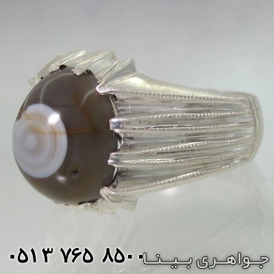 انگشتر عقیق باباقوری دور چنگ