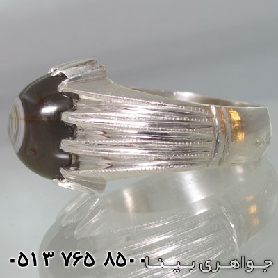 انگشتر عقیق باباقوری دور چنگ