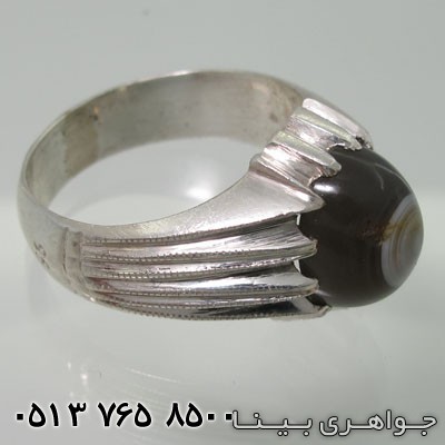 انگشتر عقیق باباقوری دور چنگ