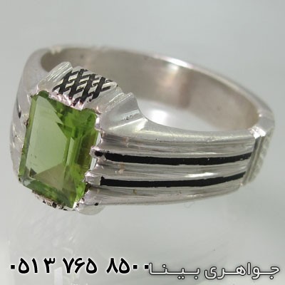انگشتر زبرجد سیاه قلم