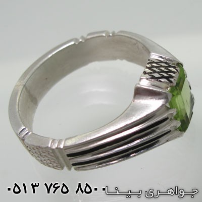 انگشتر زبرجد سیاه قلم