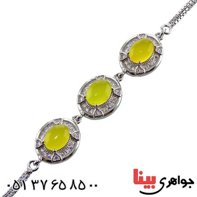دستبند عقیق شرف الشمس میکروستینگ زنانه مدل ستایش _کد:12983