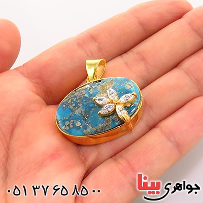 گردنبند فیروزه نیشابوری صفوی فاخر _کد:13052