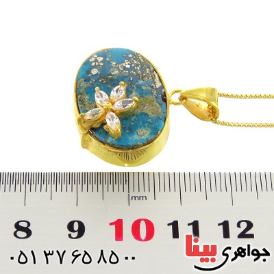 گردنبند فیروزه نیشابوری صفوی فاخر _کد:13052