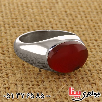 انگشتر عقیق یمنی صفوی کلاسیک فاخر _کد:1783
