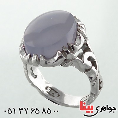 انگشتر عقیق یمنی کبود مردانه درشت _کد:13085