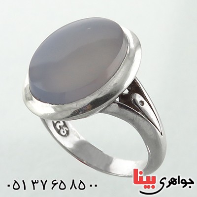 انگشتر عقیق یمنی کبود مردانه مدل سفیر _کد:13089