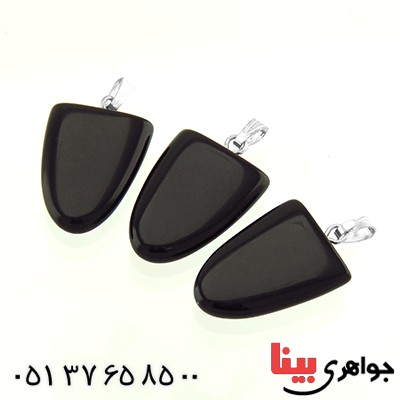 گردنبند عقیق سیاه (اونیکس)  _کد:13095