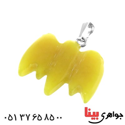گردنبند عقیق با تراش بتمن _کد:13112