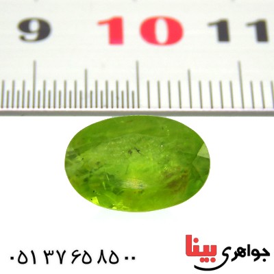 نگین انگشتر زبرجد خوشرنگ و زیبا _کد:13117