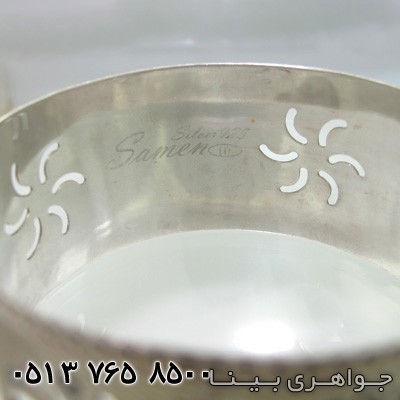 النگو پهن با نقش گل