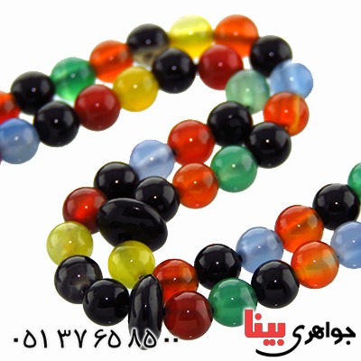 تسبیح عقیق ام البنین 101 دانه ای گرد _کد:13153