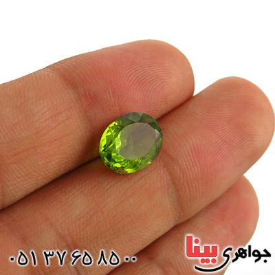 نگین انگشتر زبرجد زلال و خوشرنگ _کد:13154