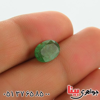 نگین انگشتر زمرد زلال آفریقایی خوشرنگ _کد:13164