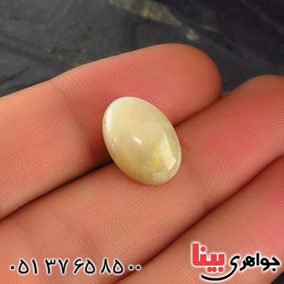 نگین انگشتر اوپال خوشرنگ با بازی رنگ _کد:13171