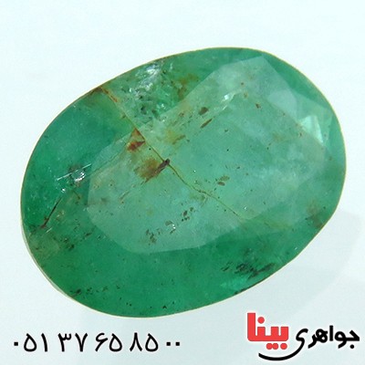 نگین انگشتر زمرد زلال آفریقایی _کد:13201