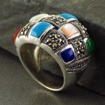 مارکازیت درشت درجه یک رنگین کمان _کد:13212