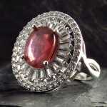 زلال ناب درشت زنانه رودیوم _کد:13283