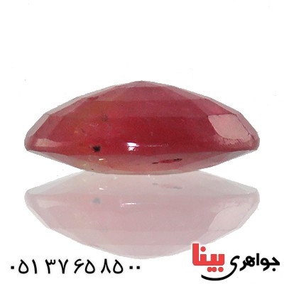 نگین انگشتر یاقوت سرخ زلال _کد:13312