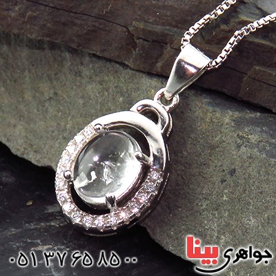 گردنبند در نجف زنانه رودیوم مدل نادیا _کد:13388